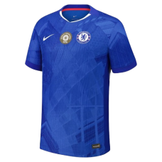 Chelsea Home Jersey 2025-2026 with World Champions Chest Badge